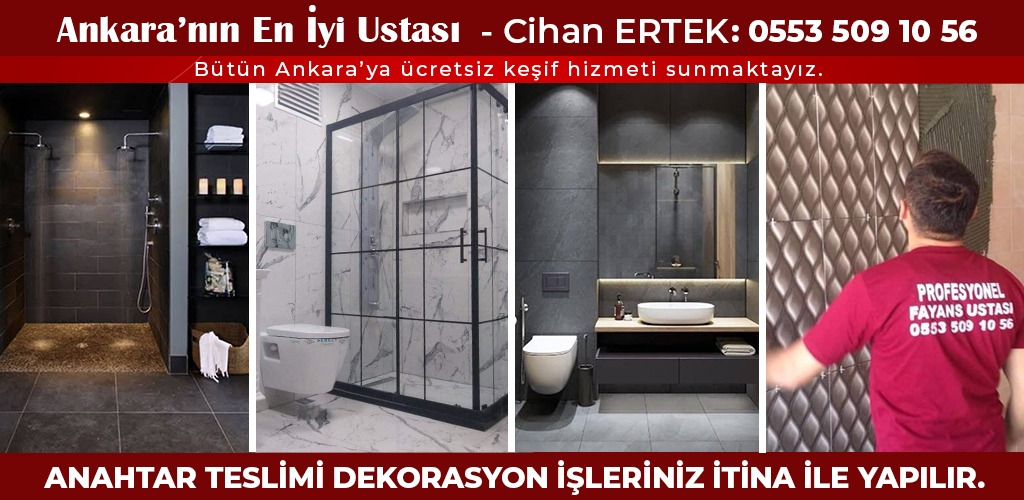 Ankara banyo wc dekorasyon ustaları